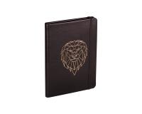 BLACK FOREST Carnet rembordé rigide A5 144 pages, Lion