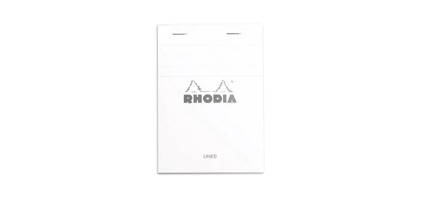 Bloc agrafé N°13 A6 80 feuilles lignées 80 g - Blanc