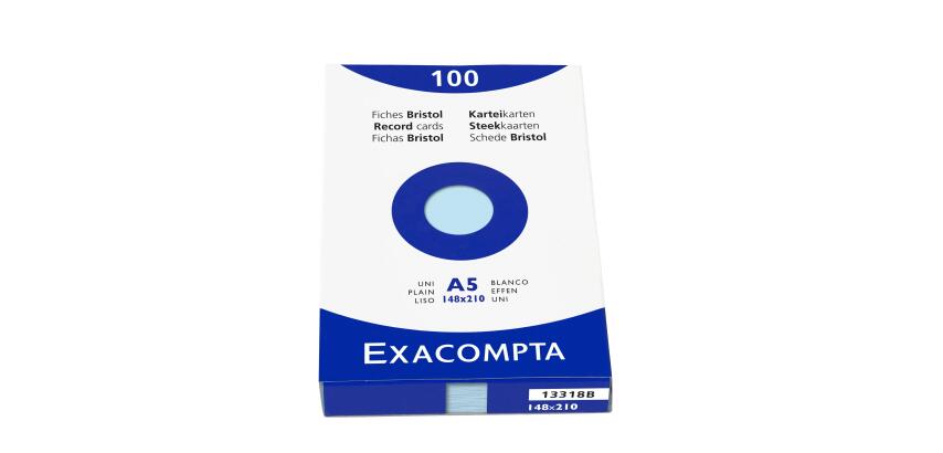 Exacompta, A5 record cards blank