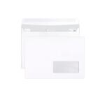 Doos 500 Envelop zelfklevend met Venster 90g C5 162x229 P20/20 - Wit