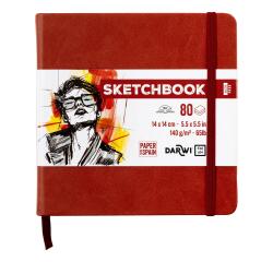 DFY Sketchbook 14x14 80F 140g - Terracotta