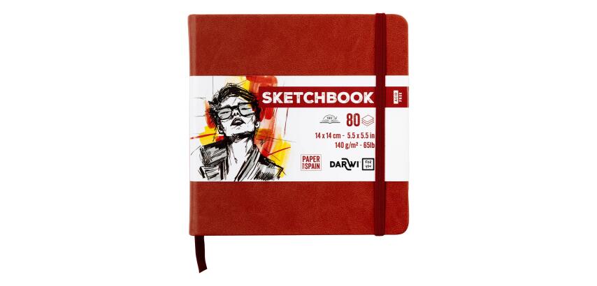 DFY Sketchbook 14x14 80F 140g - Terracotta