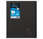 Cahier dessin/croquis Koverbook reliure intégrale enveloppante A4+ 100 pages papier blanc 125 g couverture polypropylène transparent - Assortis