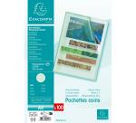 Packung mit 100 Aktenhüllen PP genarbt 1,2mm - A4