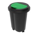 Abfalleimer Tri Bin EcoBlack - Schwarz