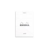 Bloc agrafé N°11 A7 80 feuilles lignées 80 g. - Blanc
