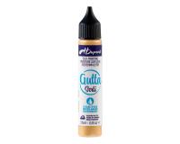 Gutta/Serti Metall auf Wasserbasis, 25ml, Hellgold - Blassgold
