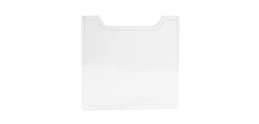 Plaque de recouvrement verticale A4 - Cristal
