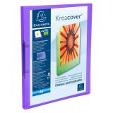 Kreacover Ringband Chromaline PP 5/10de met 2 ringen van 15mm - A4 - Purper