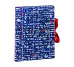 Le Mur des Je t'aime, Carnet rembordé rigide A5 14,8x21 cm, 144 pages, ligné, fermeture avec ruban