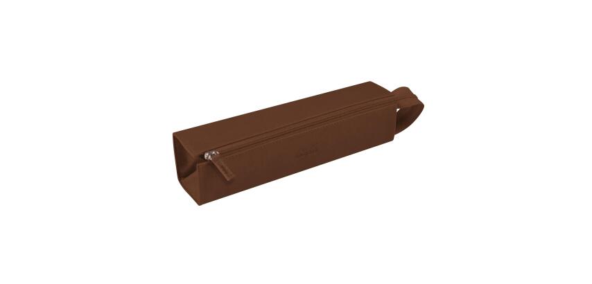 Trousse Rhodiarama plumier simili cuir 23 x 5 cm