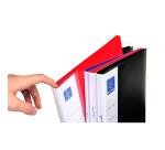 Protège-documents en polypropylène rigide avec porte étiquette 3 faces Up Line Opaque 80 vues - A4