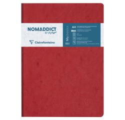 Clairefontaine Nomaddict Notebook - A4 - 5x5 - 96 Sheets - 90gsm - Clothbound