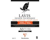 Lavis Technique bloc collé 10F A3 200g