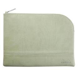 Rhodiarama etui met rits in kunstleer - maat L - 21x28 cm - Celadon