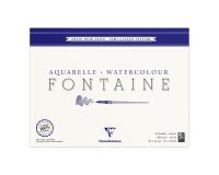 Fontaine bloc collé 4 côtés 25F 30x40cm 300g grain demi-satiné