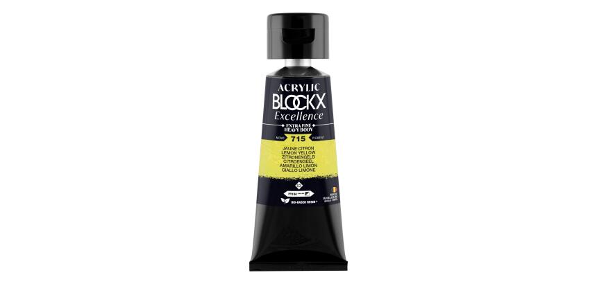 Peinture acrylique extra-fine fine tube 75ml - Jaune citron