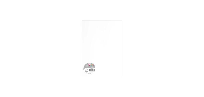 Paquet de 5 feuilles Pollen 210x297mm 120g/m2 - Blanc