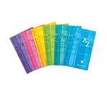 Clairefontaine Hard Cover Index Book 75x120 5x5 Ruled - Assortment