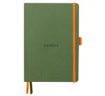 Rhodiarama Goalbook souple A5 240 pages dot papier ivoire 90g - Sauge
