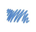 DARWI Marqueur Peinture sur Cuir Pointe Conique Fine 2mm - Bleu