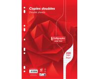 Copies doubles 7000 sous film A4 200 pages perforées grands carreaux 70 g