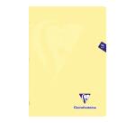 Cahier piqué Mimesys PASTEL A4 96 pages ligné couverture polypropylène - Assortis