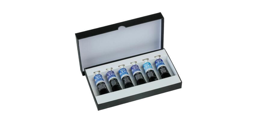 Aquarelles Set 6x15ml - Bleu tube