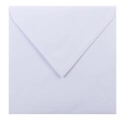 25 enveloppes 165x165mm, Vergé de France doublées gommées