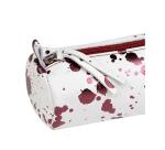COSMICUIR CUIR Lisse Trousse ronde Ø5,5x22 cm Cerise