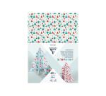 Pk 40bl decoratief karton 25x35cm - Xmas - Multicolor