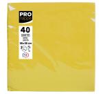 Pack of 40 micro-embossed 2-ply wadding napkins - 38x38 cm