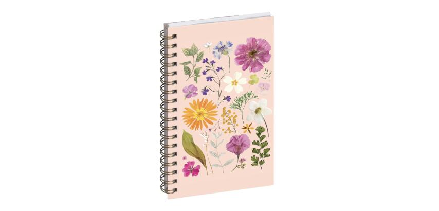 Agenda de poche Eurotime 16S spiralé Chemin des Marettes intérieur recyclé 9 x 16 cm Semainier Janvier à Décembre 2027 - Visuel