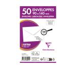 Gummed 90x140 mm 120 gsm visiting card envelope pack 50s - White