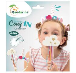 Kit déguisement à coudre, Licorne - Bleu