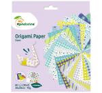 Origami Paper Flowers, 20 x 20 cm, 60F, 70g - Multicolore