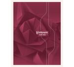Cahier brochure rembordée rigide 7000 24x32 cm 288 pages grands carreaux 70 g - Assortis