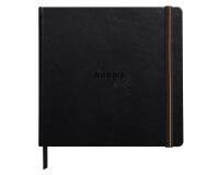 Rhodia Touch Mixed Media Book, papier Paint'On extra-blanc 250g - 21x21 cm, 40 pages - Noir