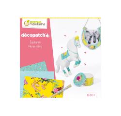 Coffret créatif, Décopatch, Equitation - Multicolore
