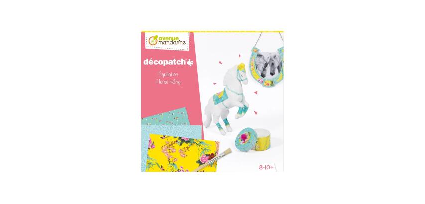 Coffret créatif, Décopatch, Equitation - Multicolore