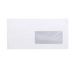Umschlag 110x220 Fenster 45 50µ weiß 80g - Weiß