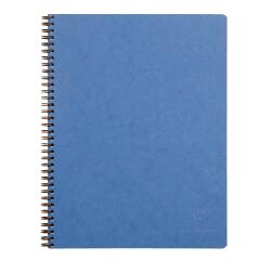 Carnet reliure intégrale Age Bag A4+ 160 pages détachables perforé 4 trous petits carreaux - Bleu