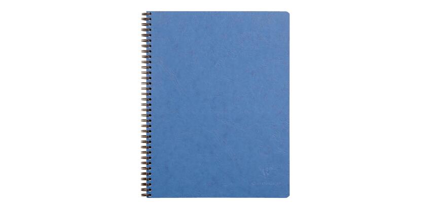 Carnet reliure intégrale Age Bag A4+ 160 pages détachables perforé 4 trous petits carreaux - Bleu