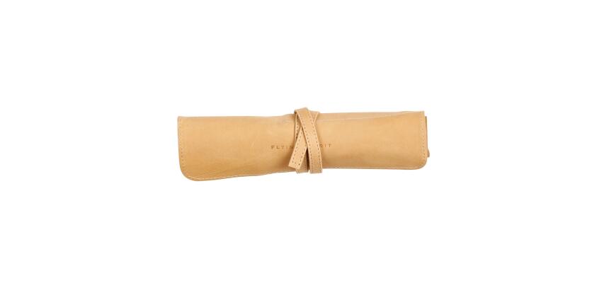 Flying Spirit trousse ronde 26,7x20,6cm - Beige