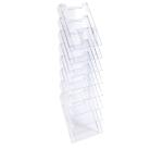Trieur mural modulable vertical 8 compartiments A4 - Cristal
