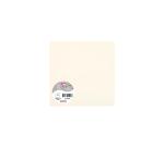 Natuurlijk wit pak van 25 enkelvoudige kaarten Pollen 160x160mm 210gm2 - Natuurwit