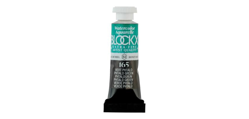 Aquarellfarbe, Phtalogrün - Tube 5ml - Phthalogrün