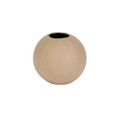 Vase boule 10,5x11x11cm - Kraft