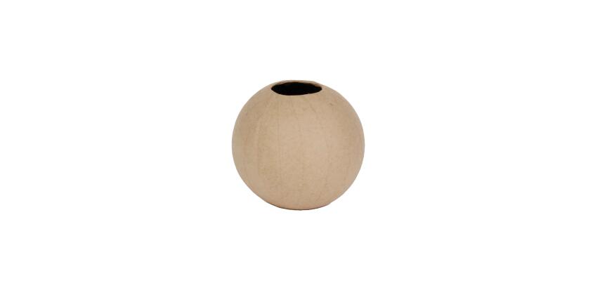 Vase boule 10,5x11x11cm - Kraft