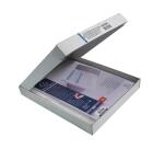 Exacompta Pack of 2 PP Adhesive Expanding Pockets A4 - Crystal